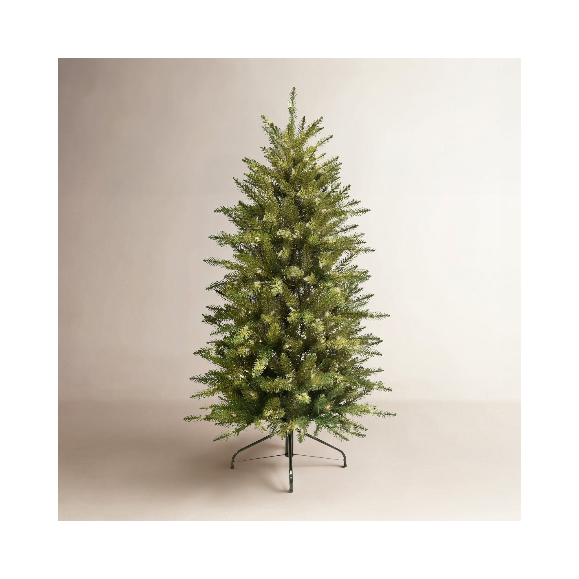 Fraser Lighted Artificial Fir Christmas Tree, 4.5' H
