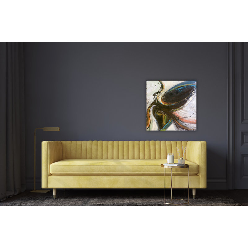 Mid-Century II By John Beard - Framed Gallery Wrapped Canvas Print Print by John Beard, White Floater Framed