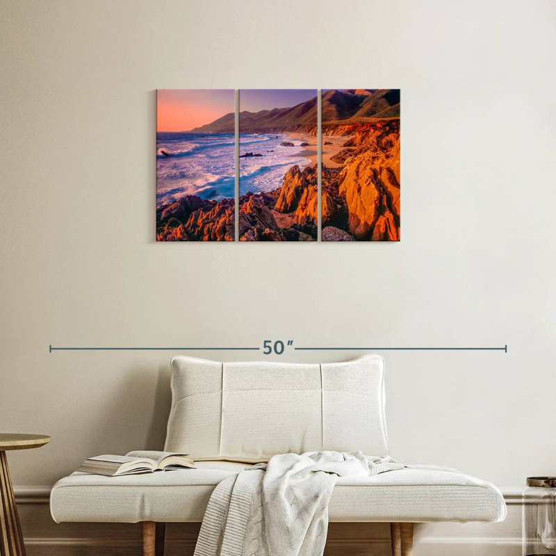 Gillard Big Sur Cliff, 20" H x 33" W