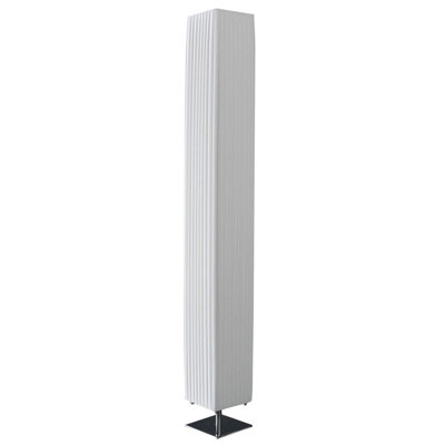 Daniel 160cm Silver Column Floor Lamp