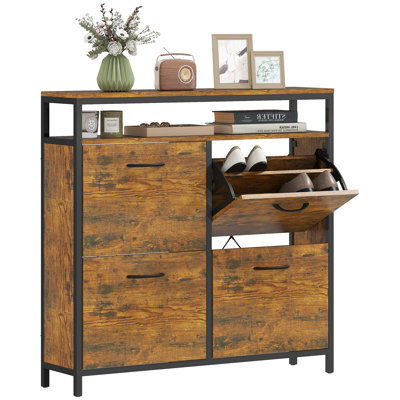 20 Pair Shoe Storage Cabinet
