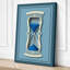 Ornate Hourglass Minimalist - Wrapped Canvas-270507467-270507469