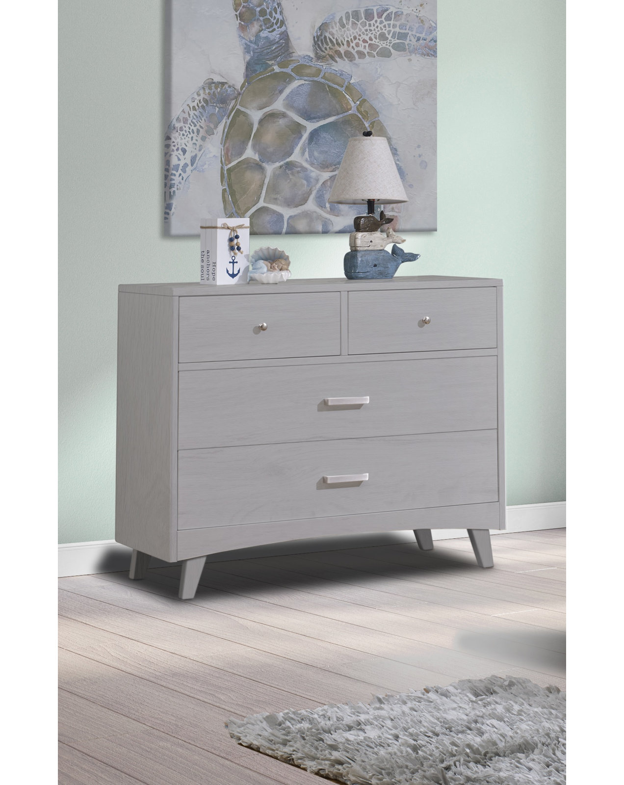 Soho Kids 4 - Drawer Chest, Weathered Gray