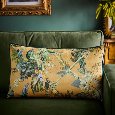 Laurence Llewelyn-Bowen Cotswold Fantasia Dawn Cushion Cover LR Gold