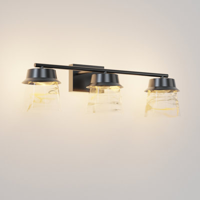 Éclairage à 3 lumières pour meuble-lavabo à 3 lumières à intensité variable 3KT / 3000K / 3000K certifiées ETL 22,6W