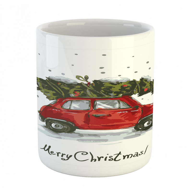 Grande tasse à café ere xmas tree
