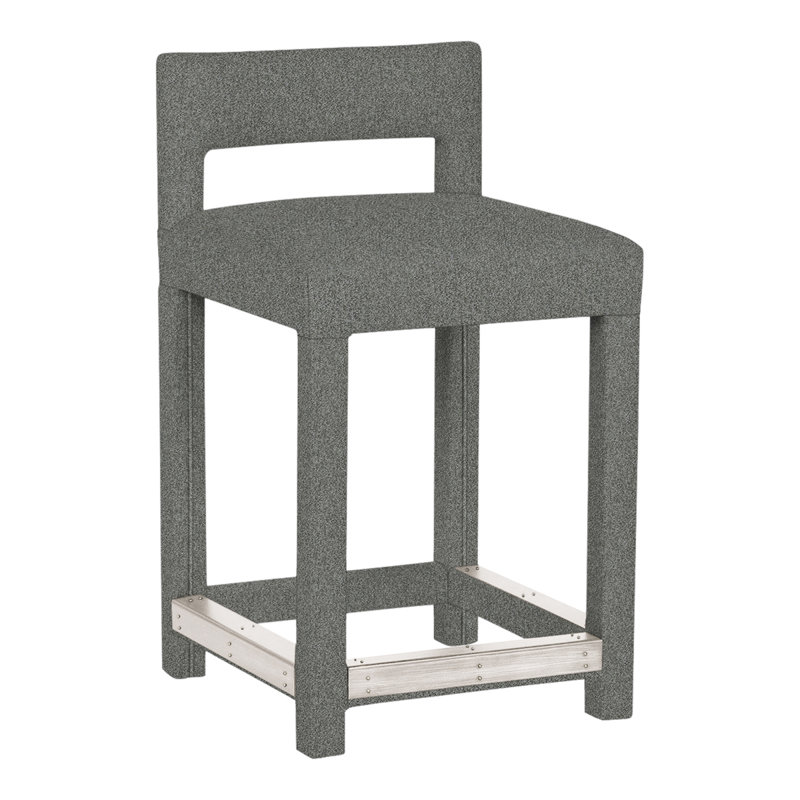 Thom Filicia 25.5'' Counter Stool, Ian Pewter, Casa Blanca