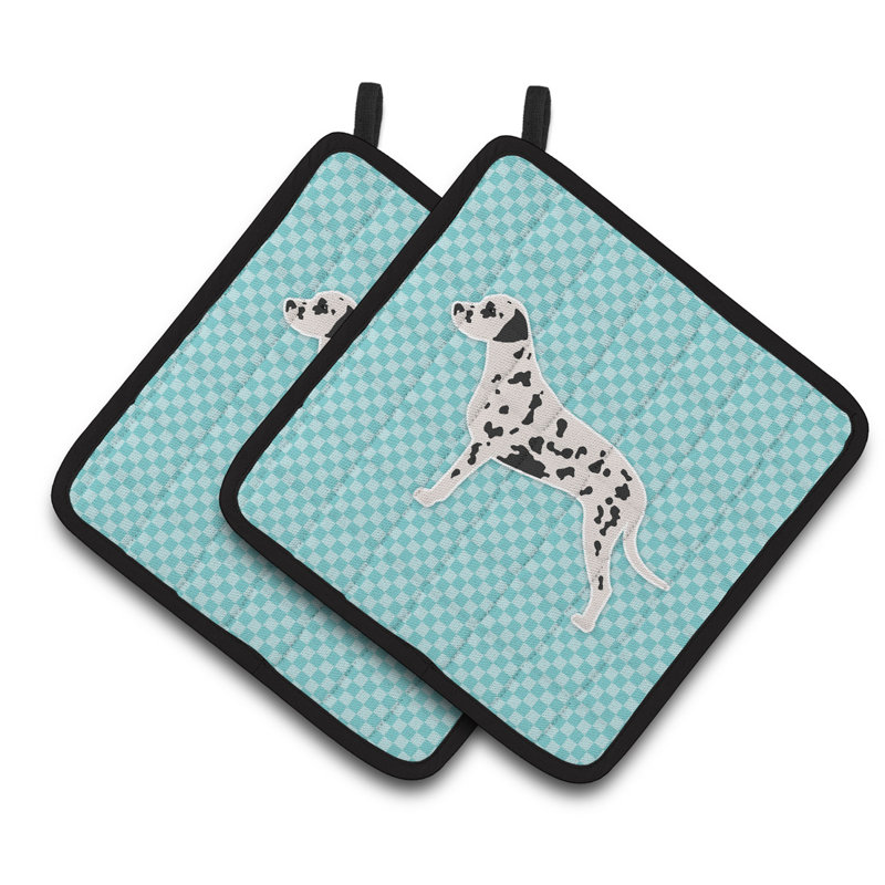 East Urban Home Polyester Potholder, Blue