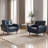 Corvo Faux Leather Armchair-1673942194