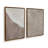 Wave Formations Duo II Set of 2 Canvas Prints in a White Frame, 30" x 20"-1450332218-1450332174