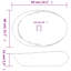 Latitude Run Adala 59mm L x 40mm W Black Ceramic Oval Sink