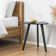 Azori Solid Wood 3 Legs End Table