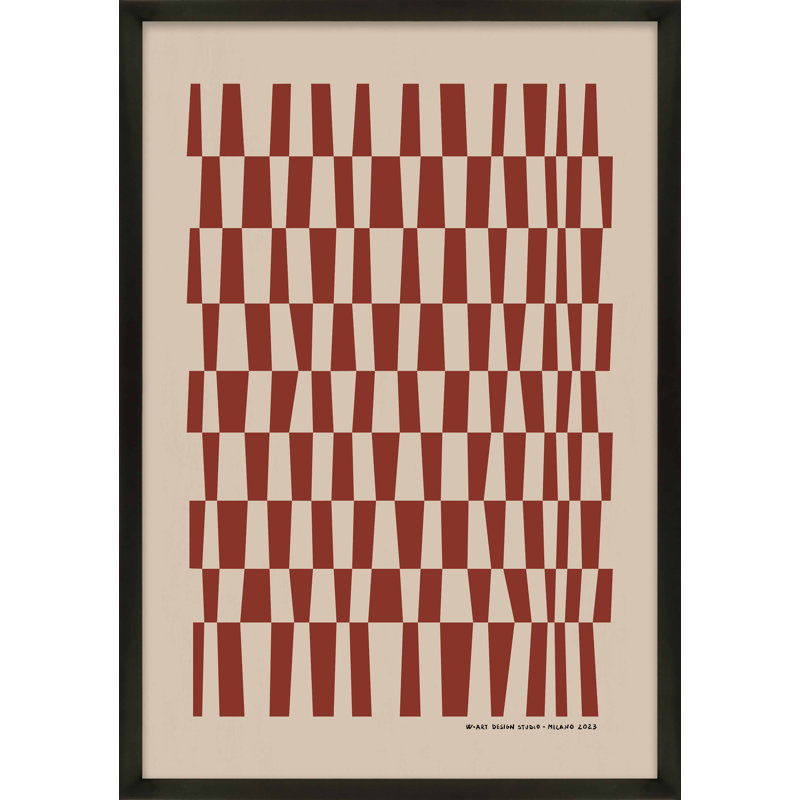 Vibrant Intersections 5 Print, 50" H x 35" W, Black Framed