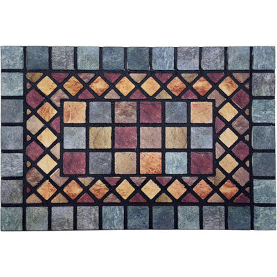 Non-Slip No Pattern Doormat