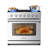 AOBOSI 36" Retro Natural Gas Accent Convection Range