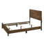 Base de lit plateforme en bois