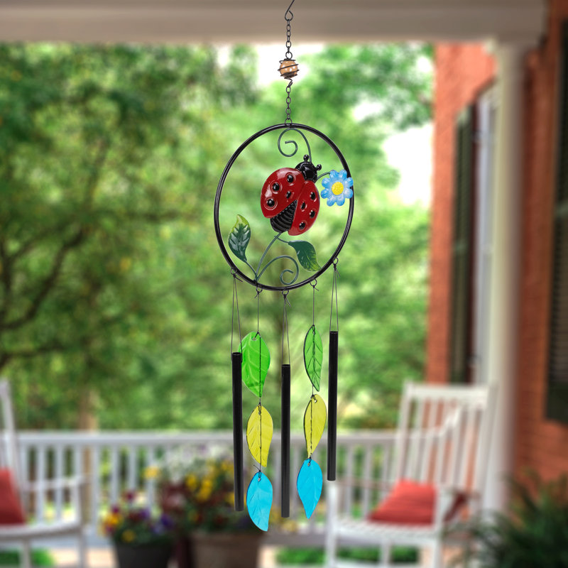Cime de jardin d'extérieur coccinelle Dreamcatcher - 27,5 po