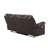 Bruni Brown Console Reclining Loveseat