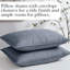 Ensemble de lit de jour 6 pièces South Lin Fine Linens Brickyard Collection-792587808