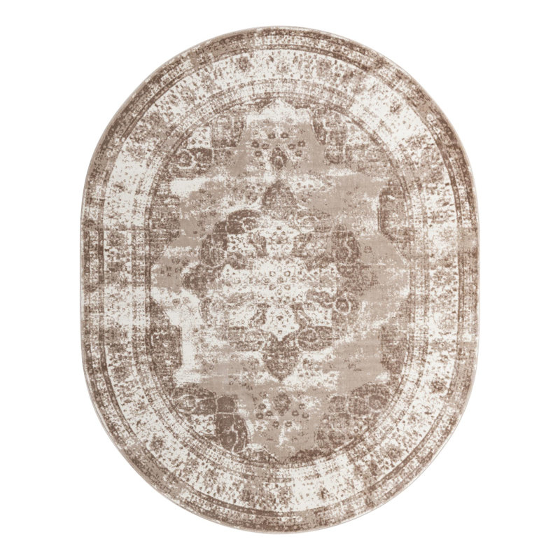 Coblitz Oriental Indoor Rug, Oval 5'3" x 8'