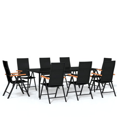 Kevone Rectangular 8 - Person Dining Set