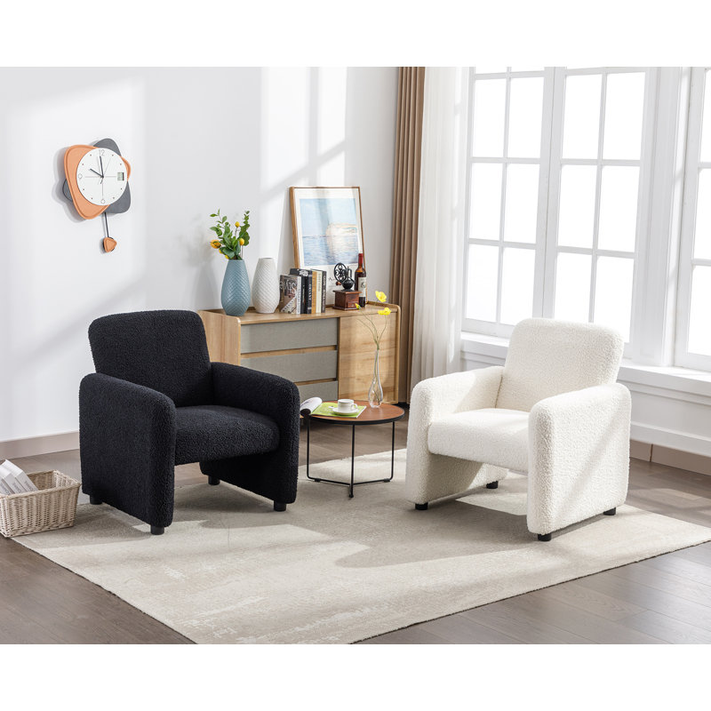 Sennen Upholstered Armchair, Black