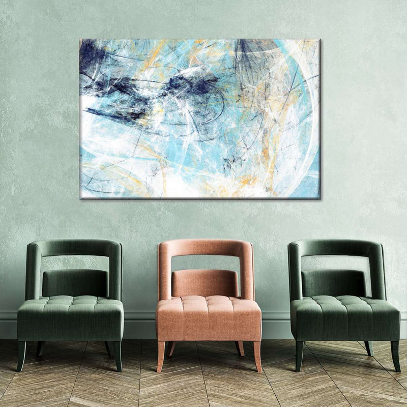 Dynamic Abstract Texture Canvas Print, 24" H x 36" W x 1.25" D