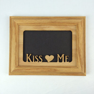 Oak Solid Wood Picture Frame with Mat