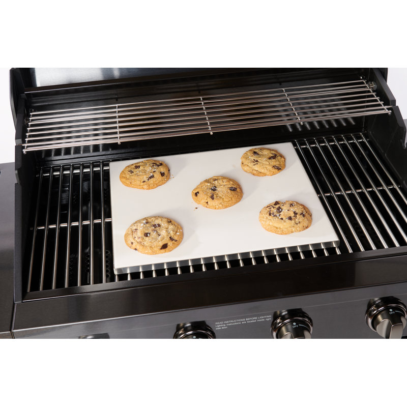 TYTUS 16" x 14" White Stone Grill Pizza Stone