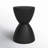Burgess Water-Resistant Hourglass Plastic Accent Stool-2007728121