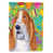Basset hound (beige et blanc)