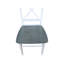 Chaise d'appoint en bois massif avec dossier croisé Dugazon Duante-48372488