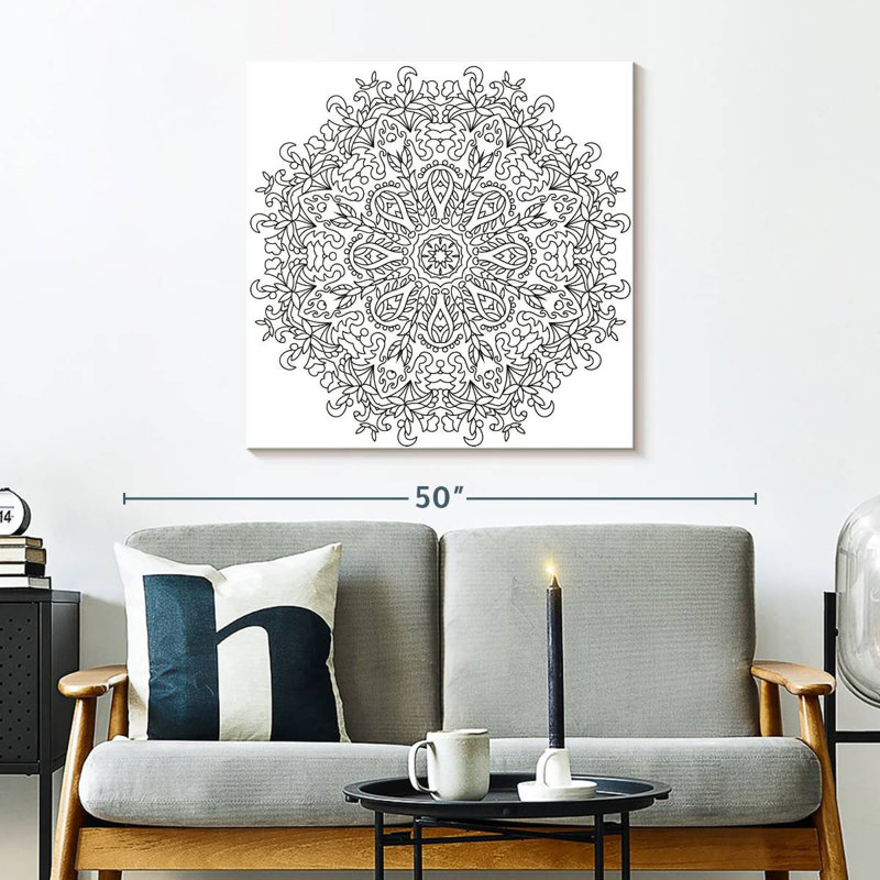 Mandala floral Kerner Boho