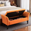 Banc de lit avec velours de rangement-631325907