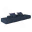 Canapé modulaire surdimensionné moderne avec repose-pieds et sièges multiples, coussins moelleux, combinaison de bricolage-1009540925