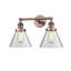 Éclairage pour meuble-lavabo de salle de bain 2 lumières Cone-33004671-33004677-33004683