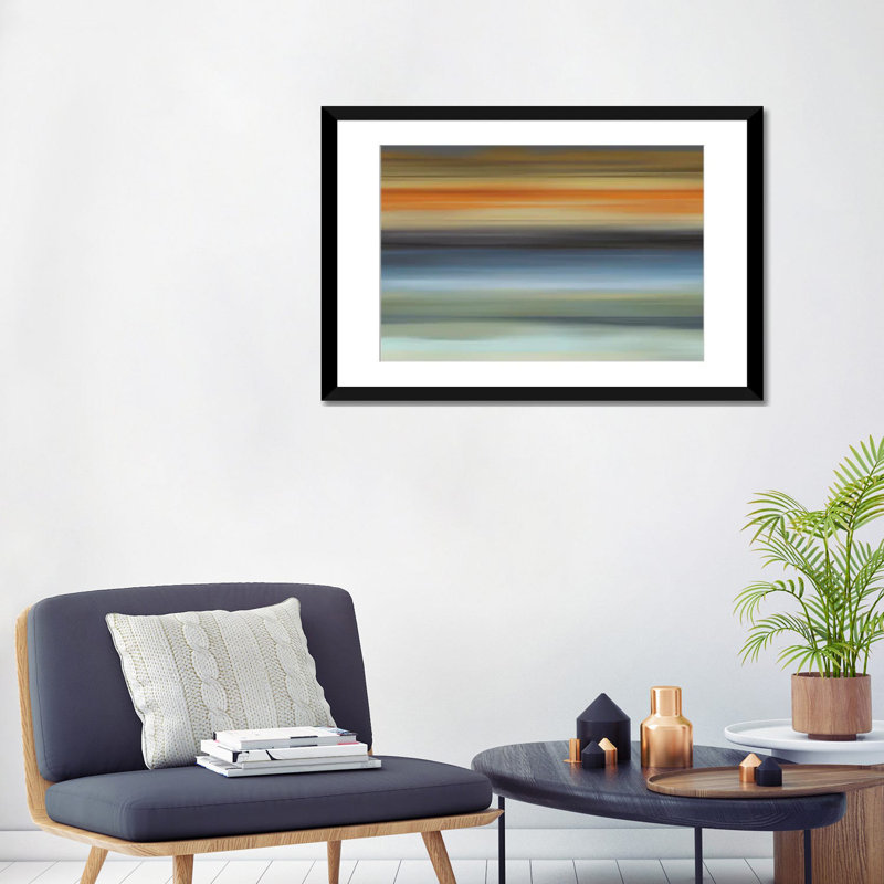 « euphoric i », impression sur toile, Papier d'art encadré noir, Blanc, H 24 po x l 32 po x P 1 po