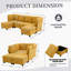 Canapé modulaire modulaire, canapé convertible 6 places, canapé modulaire en U avec repose-pieds avec rangement-1180648714