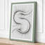 Flowing Spirals Abstract - Wrapped Canvas-38469449-38469453