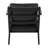 Leather Arm Chair – Fully Assembled Accent Chair with Wooden Frame for Living Room or Office