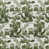 Toile de Jouy vert olive et blanc