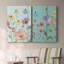 Wildflower Flutter II - Toile tendue avec châssis de qualité supérieure - Prêt à accrocher