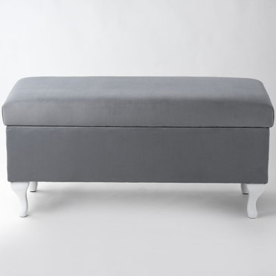 Polyester Upholstered Storage Bench