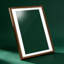 Cadre photo 14 po x 24 po avec passe-partout, cadre en bois de chêne foncé massif avec verre trempé et ensemble de suspension murale, cadre photo de qualité galerie emmêlé jusqu'à 11 po x 22 po