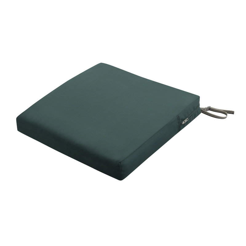 Jaylon Water-Resistant Patio Lounge Chair/Loveseat Cushion, 3" H x 19" W x 19" D, Mallard Green