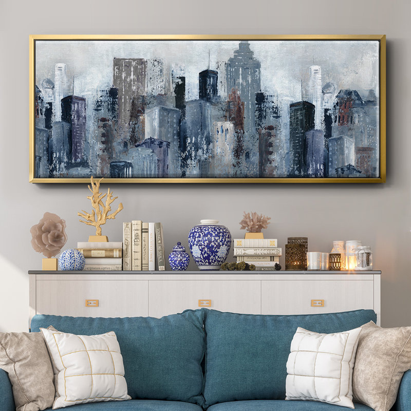 City Mood - Toile encadrée, H 8 po x l 20 po
