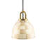 Mocha Check Dome Pendant Lamp-1602576157