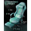 Ergonomic Gaming Chair with Massage Lumbar Pillow & Footrest, Linkage Armrest Reclining Office Chair, Breathable PVC Leather Computer Desk Chair, Multiple Colors Available, Max Load 150kg-974047227