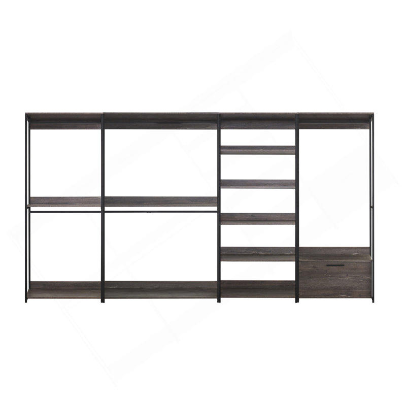 Monica Wood Walk-In Closet System