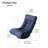 Japanese-Style Floor Chair, Single Sofa Recliner, Leisure Sofa, Adjustable Chair